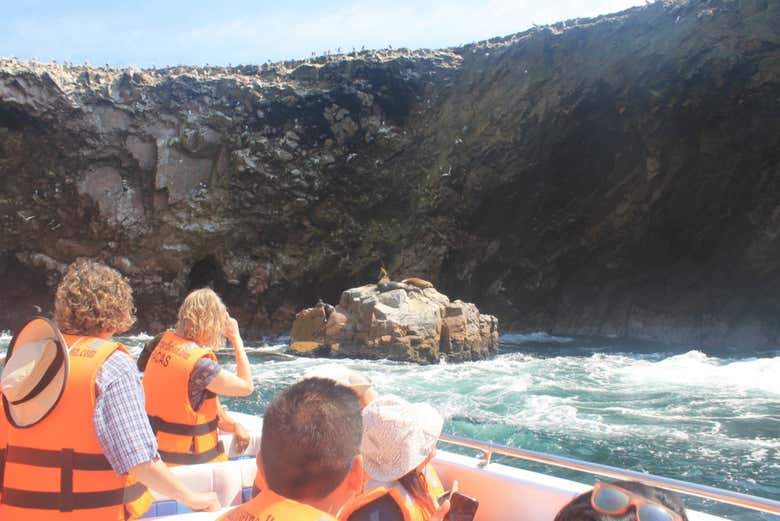 Navegación frente a las Islas Ballestas
