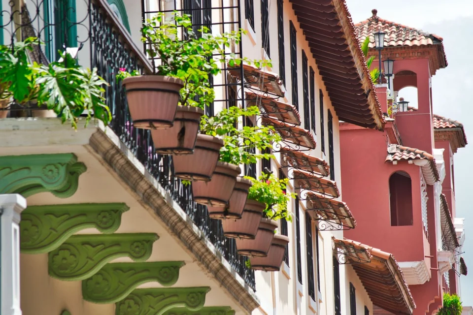 Arquitectura y calles del Casco Antiguo de Panamá
